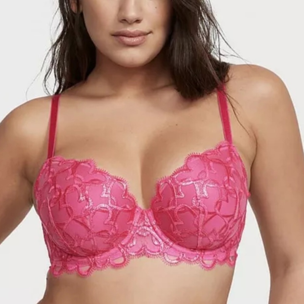 Bra CLEARANCE $70 Victoria’s Secret Pink Hearts Bra